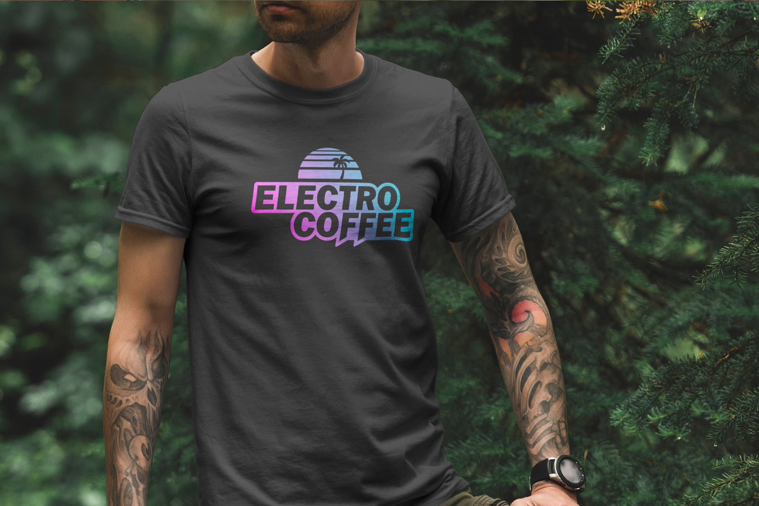Electro Coffee Tee Shirt